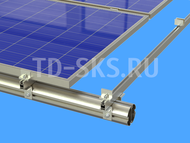 Профиль для солнечных панелей DS-Strong 20.5 монтаж